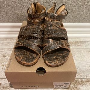 BEDSTU capriana teak-lux  leather sandals